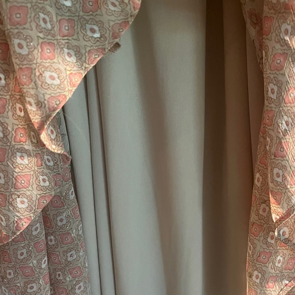 Taylor Peach Floral Maxi Dress - Picture 3 of 5